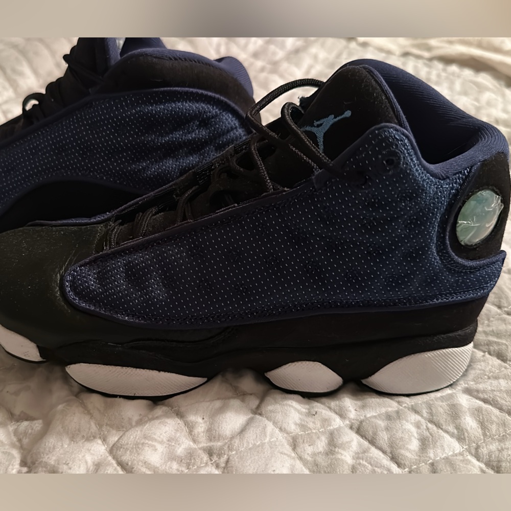 Jordan 13 Retro in Brave Blue and Black-Sneakers